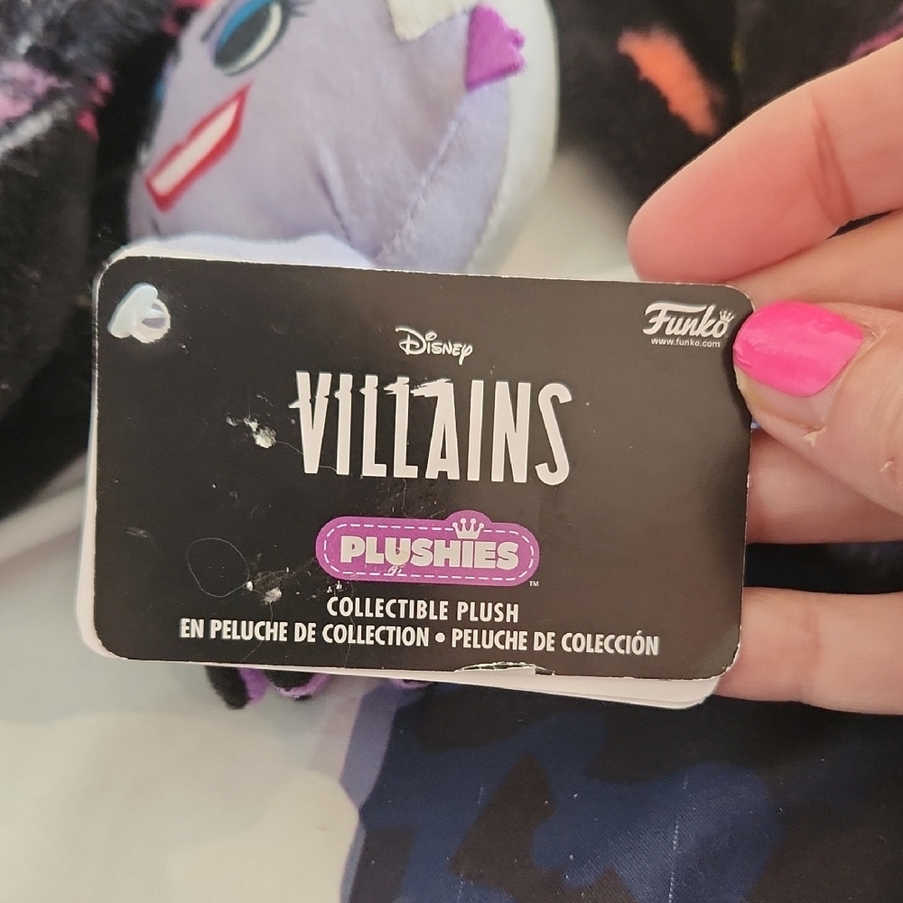Disney Villains Ursula Stuffed Animal Purple and Black - Picture 3 of 4